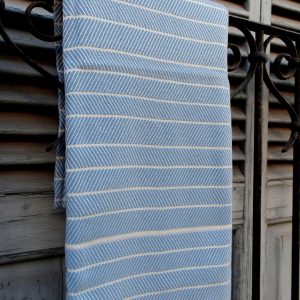 Toalla de bambú – Espiga azul claro