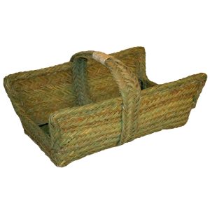 Leñera rectangular armazón de forja